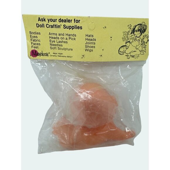 Vintage Kewpie Doll Crawling Rubber Vinyl Naked Baby Shower Cake Topper 4.75 in - Picture 4 of 8